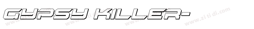 Gypsy Killer字体转换